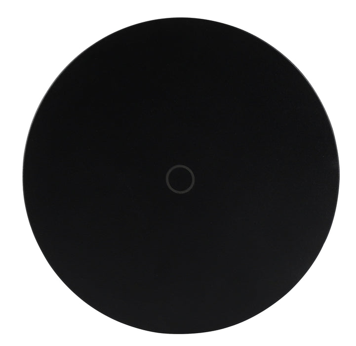 Zidni panel okrugli 6w 3000k crni ip 65 -LBD4450A-6
