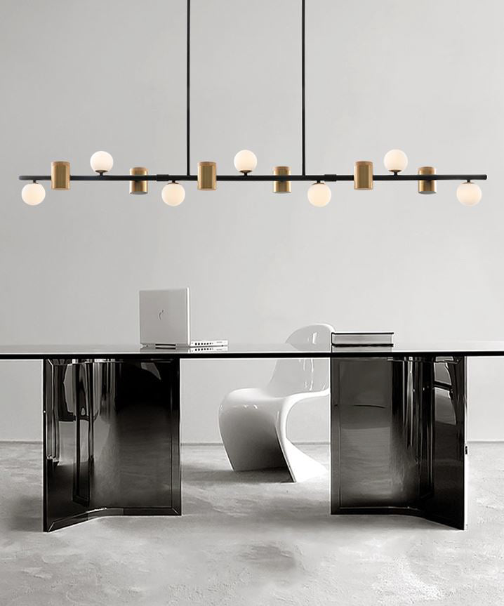 Luster-visilica HN8476 Black