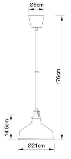 Visilice Danae -HN8423M