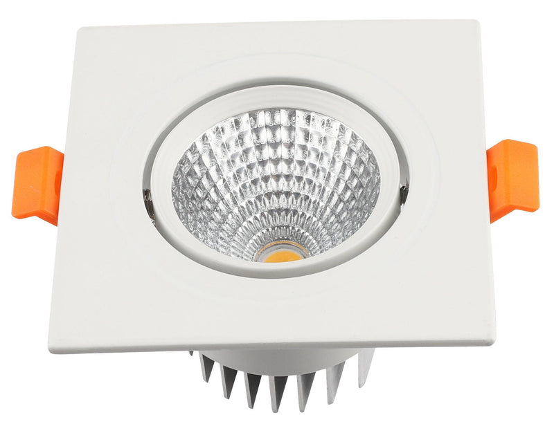 Led plafonska ugradna cetvrtasta 5w 3000k bela 90*90*45mm -L0930S-5