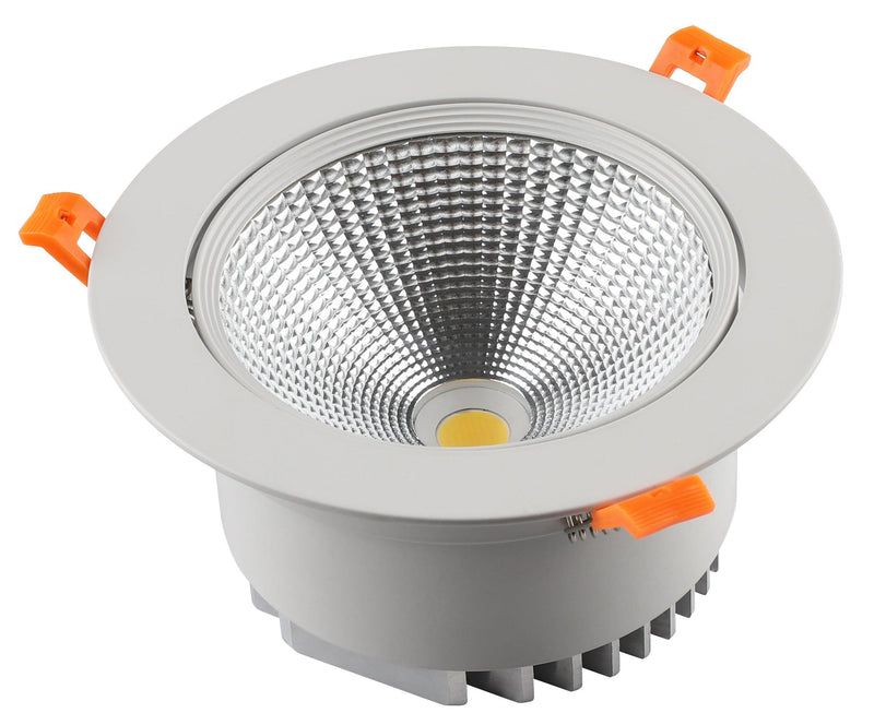 Led plafonska ugradna okrugla 20w 3000k bela 160*95mm -L0960-20