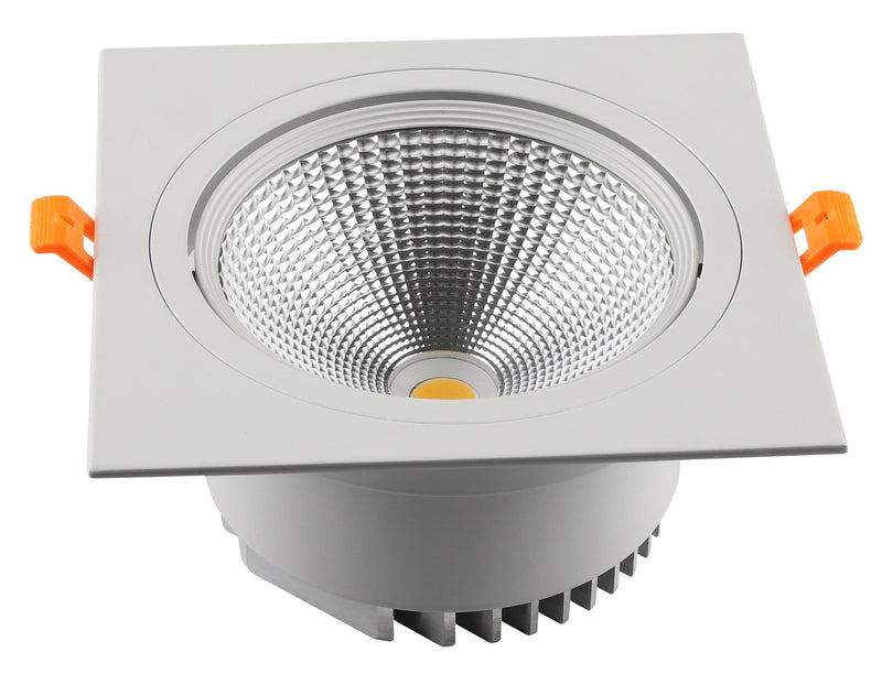 Led plafonska ugradna cetvrtasta 25w 3000k bela 160*160*95 -L0960S-25