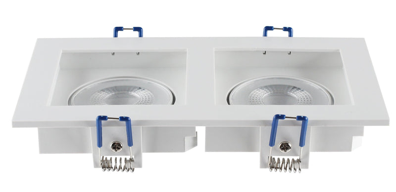 Led plafonska ugradna cetvrtasta 10w 3000k bela 187*102mm -L6430C-10