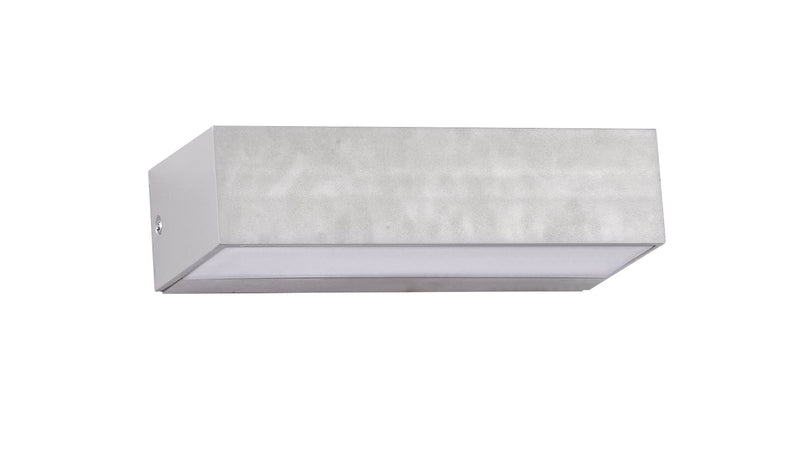 Zidna četvrtasta svetiljka 9w 3000k siva ip65 -LBD0360-9