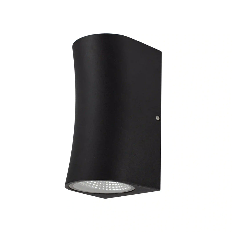 Zidna polukružna svetiljka 12w 3000k crna ip65 -LBD2020-12X