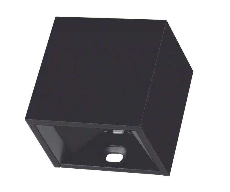 Zidna četvrtasta svetiljka 2w 3000k crna ip65 -LBD3420-2