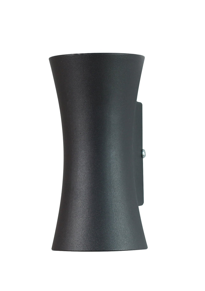 Zidna valjkasta svetiljka 10w 3000k crna ip44 -LBD4760-10