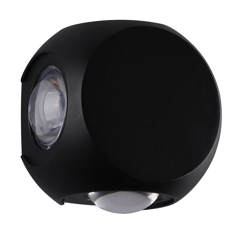 Zidna svetiljka 4w 3000k crna ip20 -LBD7120-4