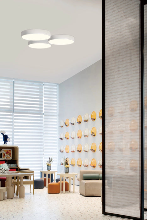 LUXO Plafonjera 30W ALTD0291D BELA