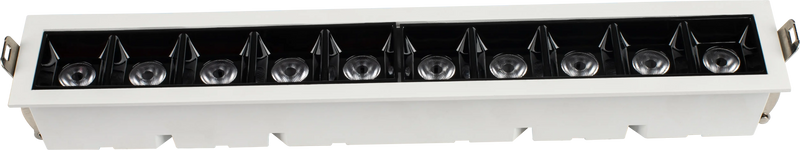 Led downlight četvrtasti 20w 3000k beli 10*2w -LXT0470-20