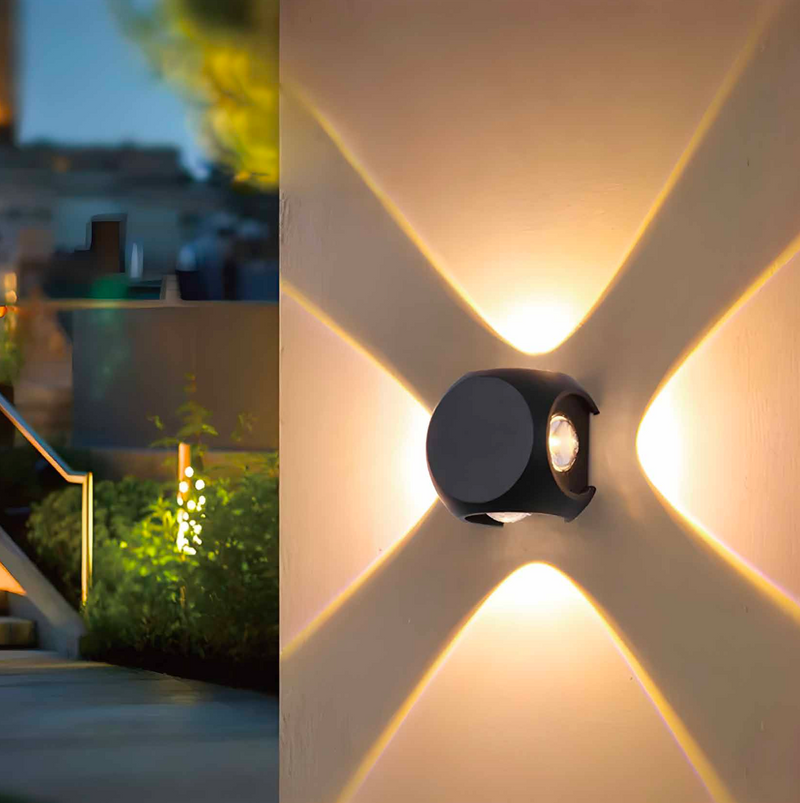 Zidna svetiljka 4w 3000k crna ip20 -LBD7120-4