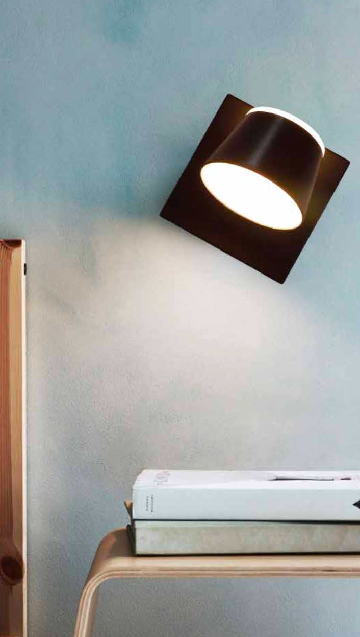 Zidna kružna svetiljka 2*7w 3000k crna ip20 -LXD0840-14