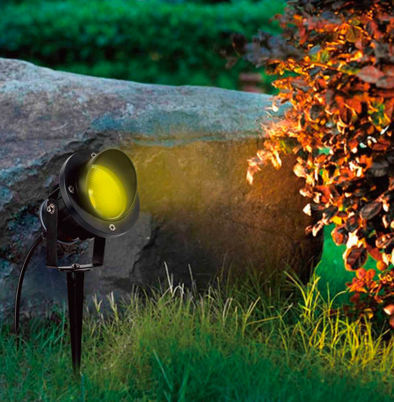 Podni reflektor gu10 crni ip65 -LDC0120-GU10