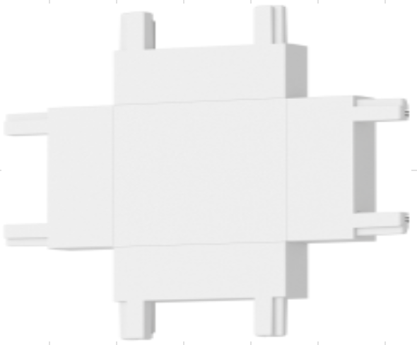 MAGNETIC + X NASTAVNI ELEMENT UNI NAD SLIM BELI LT26-A-+/WH