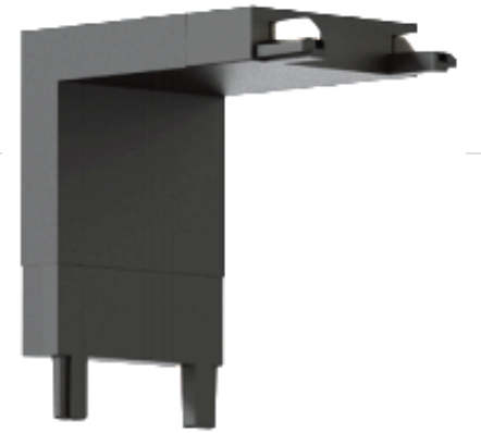 MAGNETIC UGAO ZID-PLAFON UNI UGR SLIM CRNI LT26-B-LV/BL