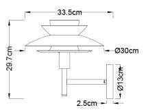 Zidne lampe Alexandra -HN5332