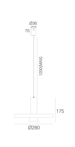 LUXO VISILICA BG 8W KRUG 2ALGD0580692-8W