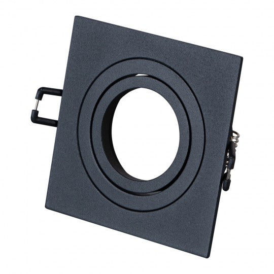 ROZETNA ČETVRTASTA CRNA PLASTIČNA -004131