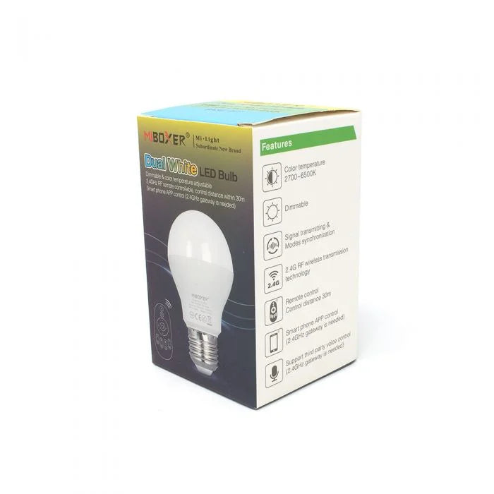 FUT017 E27 6W Dual White LED Light Bulb 2700-6500K -004093
