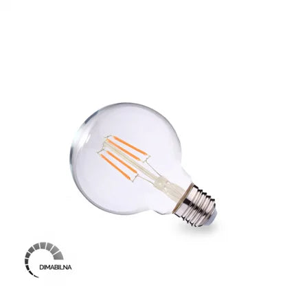 LED Sijalica G125 Amber 4W E27 12v -1.60789